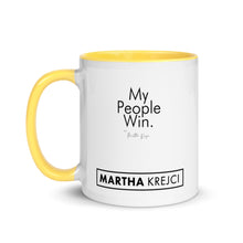 Load image into Gallery viewer, My People Win - Mug with Color Inside