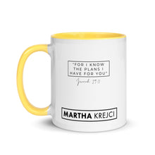 Load image into Gallery viewer, For I Know The Plans I Have For You - Mug with Color Inside