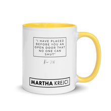 Load image into Gallery viewer, I Have Placed Before You An Open Door - Mug with Color Inside