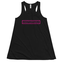 Load image into Gallery viewer, Unstoppable - Women's Flowy Racerback Tank (Pink)