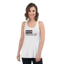 Load image into Gallery viewer, MOMPreneur - Women's Flowy Racerback Tank (Black)