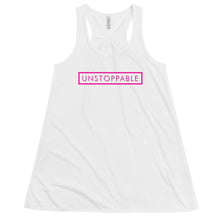 Load image into Gallery viewer, Unstoppable - Women's Flowy Racerback Tank (Pink)