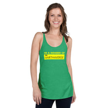 Load image into Gallery viewer, I'm A Member Of The Marthaverse - Women's Racerback Tank (Yellow)