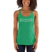 Load image into Gallery viewer, Unstoppable - Women's Racerback Tank (White)