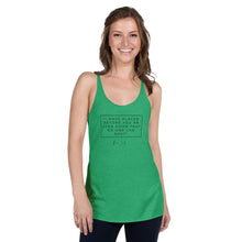 Load image into Gallery viewer, I Have Placed Before You An Open Door - Women's Racerback Tank (Black)
