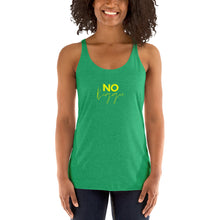Load image into Gallery viewer, No Biggie - Women's Racerback Tank (Yellow)