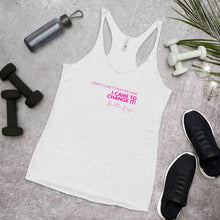 Load image into Gallery viewer, I Didn't Come To Play The Game - Women's Racerback Tank (Pink)