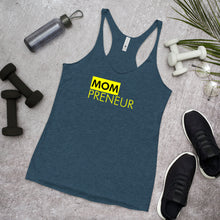 Load image into Gallery viewer, MOMPreneur - Women's Racerback Tank (Yellow)