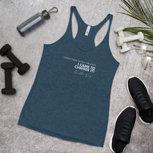 Load image into Gallery viewer, I Didn't Come To Play The Game - Women's Racerback Tank (White)