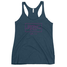 Load image into Gallery viewer, Perhaps You Were Born For Such A Time As This - Women's Racerback Tank (Pink)