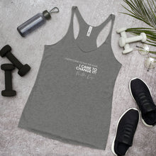 Load image into Gallery viewer, I Didn't Come To Play The Game - Women's Racerback Tank (White)
