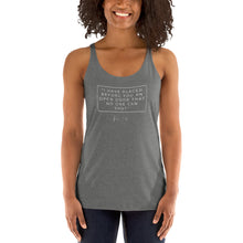 Load image into Gallery viewer, I Have Placed Before You An Open Door - Women's Racerback Tank (White)