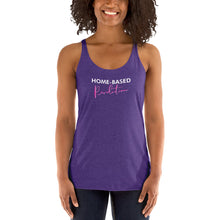 Load image into Gallery viewer, Home Based Revolution - Women's Racerback Tank (Pink)
