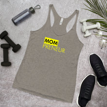 Load image into Gallery viewer, MOMPreneur - Women's Racerback Tank (Yellow)