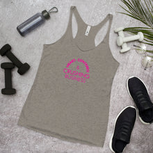 Load image into Gallery viewer, Heart Centered & Crushing Business - Women's Racerback Tank (Pink)
