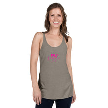 Load image into Gallery viewer, No Biggie - Women's Racerback Tank (Pink)