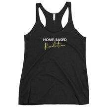 Load image into Gallery viewer, Home Based Revolution - Women's Racerback Tank (Yellow)