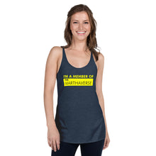 Load image into Gallery viewer, I'm A Member Of The Marthaverse - Women's Racerback Tank (Yellow)