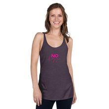 Load image into Gallery viewer, No Biggie - Women's Racerback Tank (Pink)