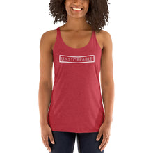 Load image into Gallery viewer, Unstoppable - Women's Racerback Tank (White)