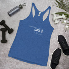 Load image into Gallery viewer, I Didn't Come To Play The Game - Women's Racerback Tank (White)
