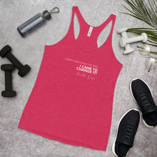 Load image into Gallery viewer, I Didn't Come To Play The Game - Women's Racerback Tank (White)