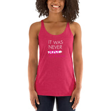 Load image into Gallery viewer, It Was Never Just About Business - Women's Racerback Tank (White)