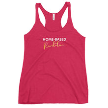 Load image into Gallery viewer, Home Based Revolution - Women's Racerback Tank (Yellow)
