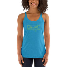 Load image into Gallery viewer, For I Know The Plans - Women's Racerback Tank (Yellow)