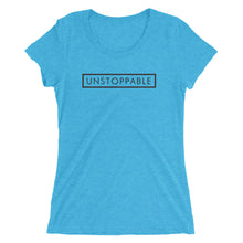 Load image into Gallery viewer, Unstoppable - Ladies' short sleeve t-shirt (Black)