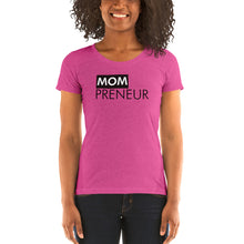 Load image into Gallery viewer, MOMPreneur - Ladies' short sleeve t-shirt (Black)