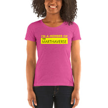 Load image into Gallery viewer, I'm A Member Of The Marthaverse - Ladies' short sleeve t-shirt (Yellow)