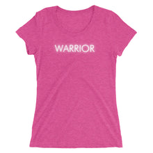 Load image into Gallery viewer, Warrior - Ladies' short sleeve t-shirt (White)
