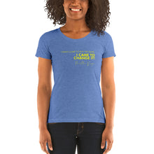 Load image into Gallery viewer, I Didn't Come To Play The Game - Ladies' short sleeve t-shirt (Yellow)