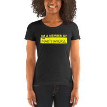 Load image into Gallery viewer, I'm A Member Of The Marthaverse - Ladies' short sleeve t-shirt (Yellow)