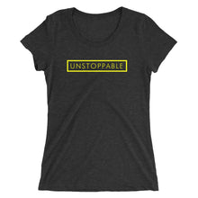 Load image into Gallery viewer, Unstoppable - Ladies' short sleeve t-shirt (Yellow)