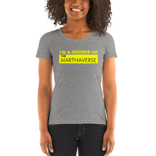 Load image into Gallery viewer, I'm A Member Of The Marthaverse - Ladies' short sleeve t-shirt (Yellow)
