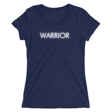 Load image into Gallery viewer, Warrior - Ladies' short sleeve t-shirt (White)