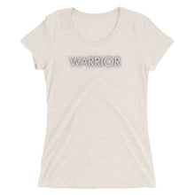 Load image into Gallery viewer, Warrior - Ladies' short sleeve t-shirt (Black)