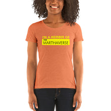 Load image into Gallery viewer, I'm A Member Of The Marthaverse - Ladies' short sleeve t-shirt (Yellow)