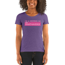 Load image into Gallery viewer, I'm A Member Of The Marthaverse - Ladies' short sleeve t-shirt (Pink)