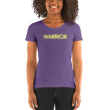 Load image into Gallery viewer, Warrior - Ladies' short sleeve t-shirt (Yellow)