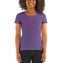 Load image into Gallery viewer, #ChangeMaker - Ladies' short sleeve t-shirt (Pink)