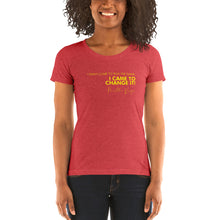 Load image into Gallery viewer, I Didn't Come To Play The Game - Ladies' short sleeve t-shirt (Yellow)