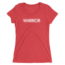 Load image into Gallery viewer, Warrior - Ladies' short sleeve t-shirt (White)