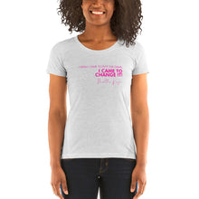 Load image into Gallery viewer, I Didn't Come Here To Play The Game - Ladies' short sleeve t-shirt (Pink)