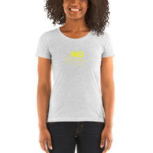 Load image into Gallery viewer, No biggie - Ladies' short sleeve t-shirt (Yellow)