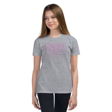 Load image into Gallery viewer, I Have Placed Before You An Open Door - Youth Short Sleeve T-Shirt (Pink)