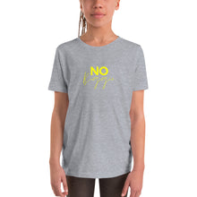 Load image into Gallery viewer, No Biggie - Youth Short Sleeve T-Shirt (yellow)