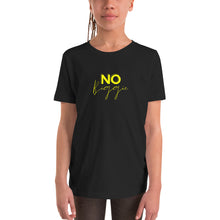 Load image into Gallery viewer, No Biggie - Youth Short Sleeve T-Shirt (yellow)